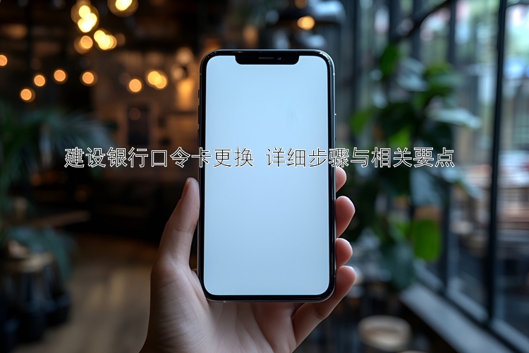 建设银行口令卡更换 详细步骤与相关要点 