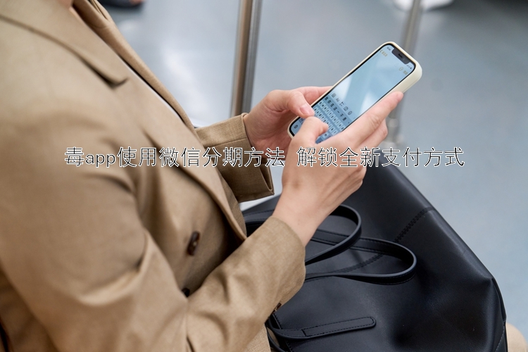 毒app使用微信分期方法 解锁全新支付方式